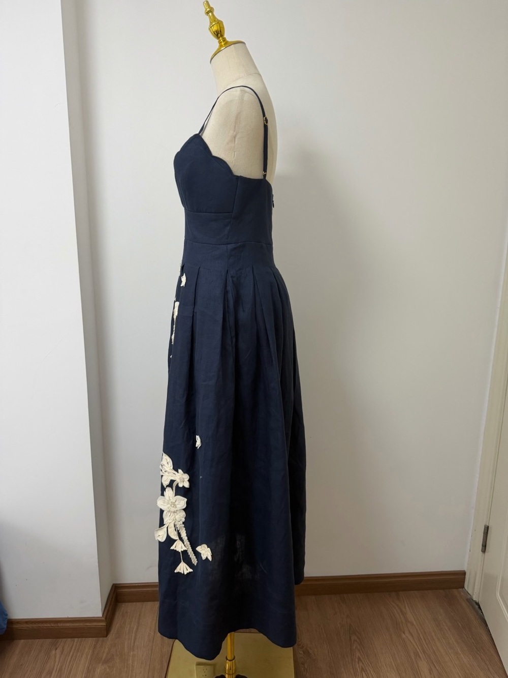 AGUA BY AGUA BENDITA Sula Cauca linen-floral maxi dress - Picture 9 of 11